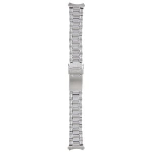 Seiko Seiko 3086 -B.E - V657-0B20 Horlogeband Grijs Roestvrijstaal 18 mm