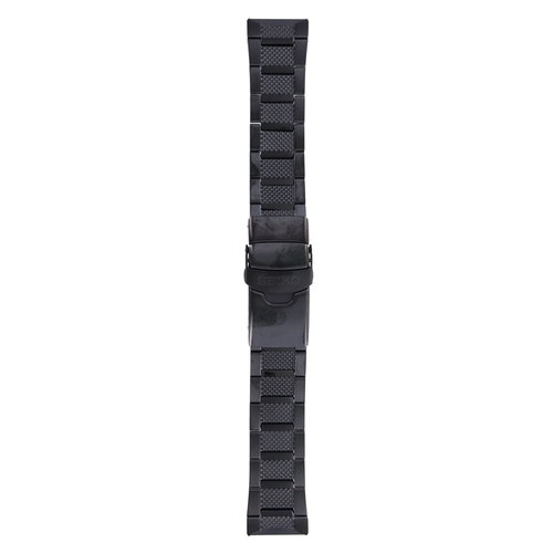 Seiko Seiko SKZ255K1 - FrankenMonster Horlogeband Zwart Roestvrijstaal 22 mm