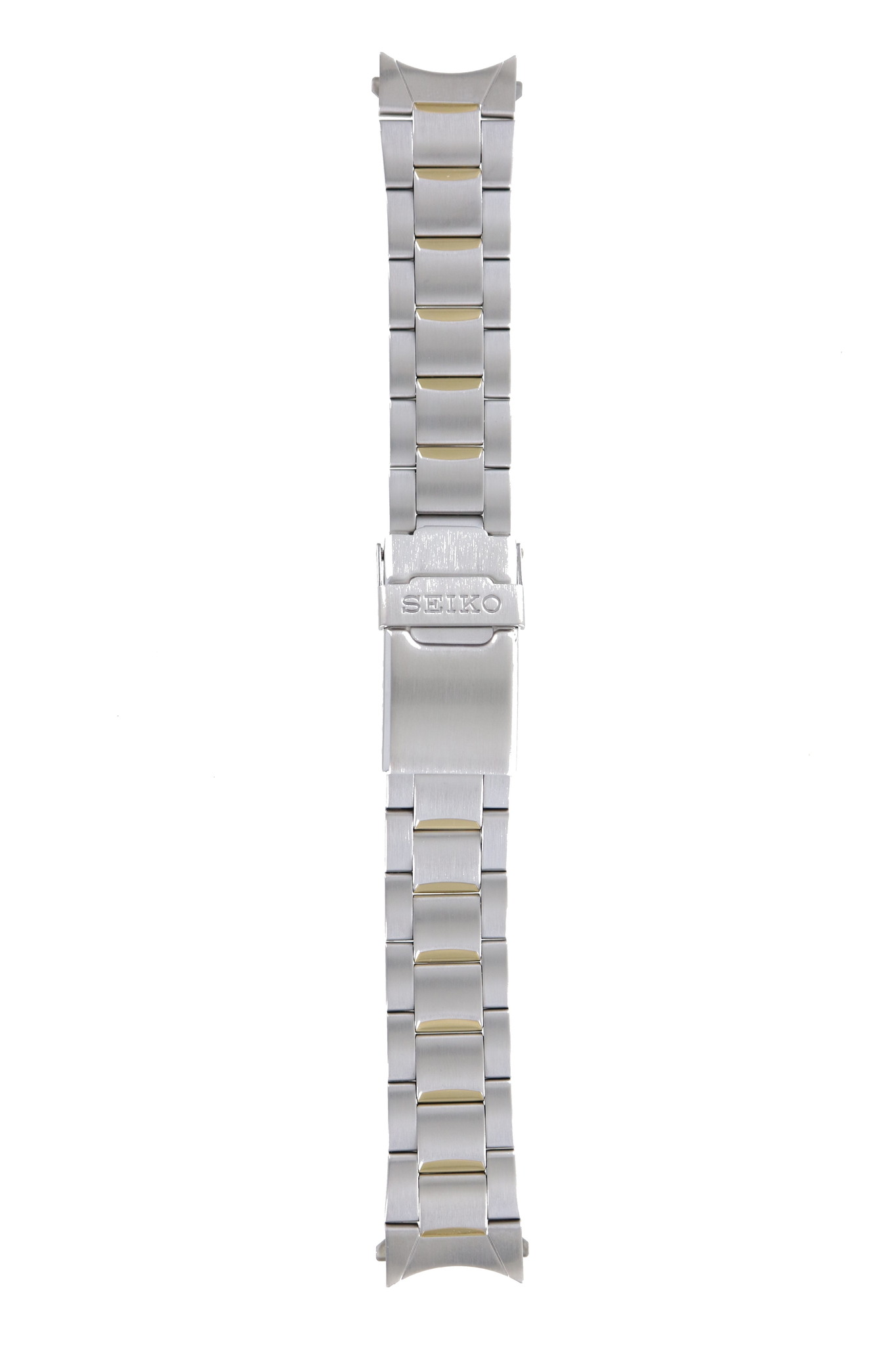 Seiko  - 7T32-6M10 Watch Band Two-Tone / Dual-Tone Stainless -  WatchPlaza