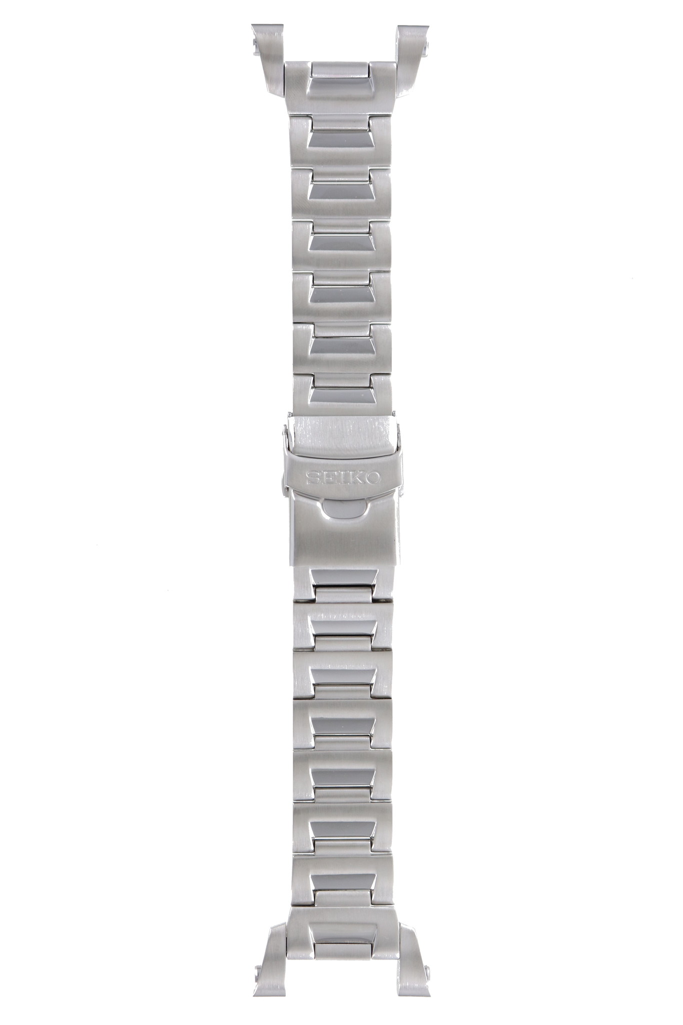 Seiko  - SUN005 - GMT Watch Band Grey Stainless Steel 22 mm -  WatchPlaza