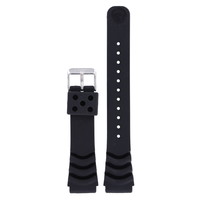 Seiko Z 20 - SNM037 - 7S35-00F0 Watch Band Black Silicone 20 mm