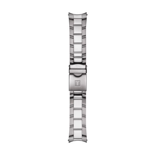 Tissot Tissot V8 T039417 Watch Band Grey Stainless Steel 22 mm