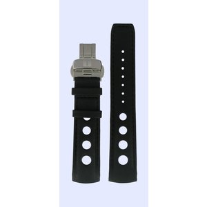 Tissot Tissot PRS516 - T044430 Horlogeband Zwart Leer 20 mm