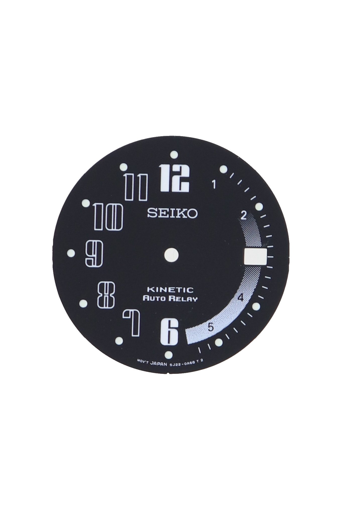 Seiko 5J220A68XB49 Dial 5J22-0A90 Kinetic Auto Relay - WatchPlaza