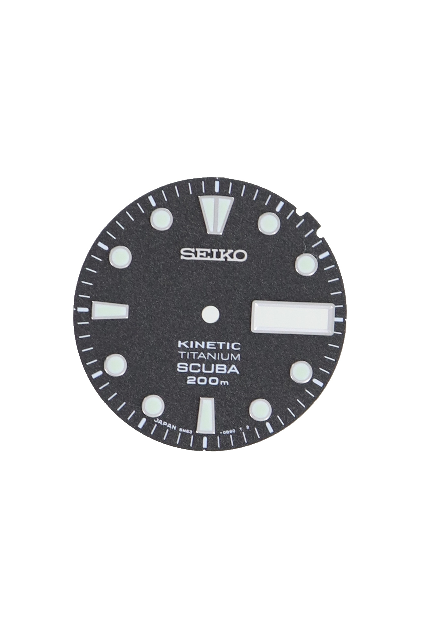 Seiko 5M630B60XB13 Dial SBCZ005 Kinetic Titanium Scuba - WatchPlaza