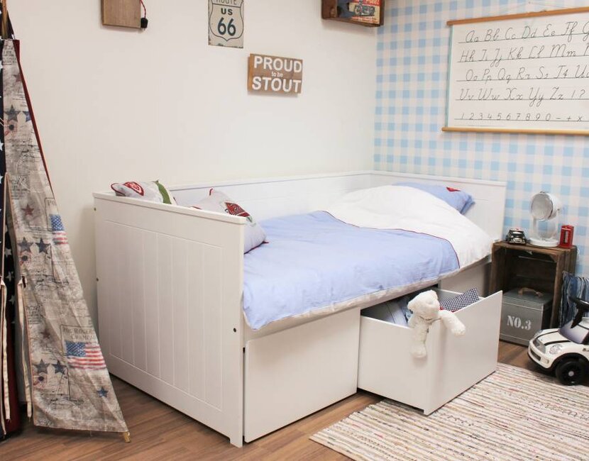 Bedbank Nanne met 3 SUPER grote lades