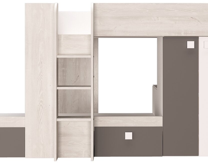 Stapelbed Maxim Antraciet