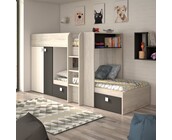 Stapelbed Maxim Antraciet