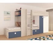 Stapelbed Maxim Blauw