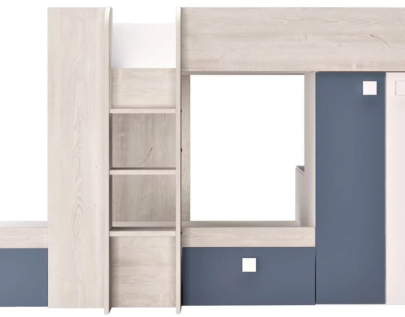 Stapelbed Maxim Blauw