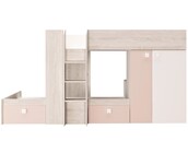 Stapelbed Maxim Antiek Roze