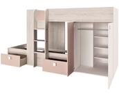 Stapelbed Maxim Antiek Roze