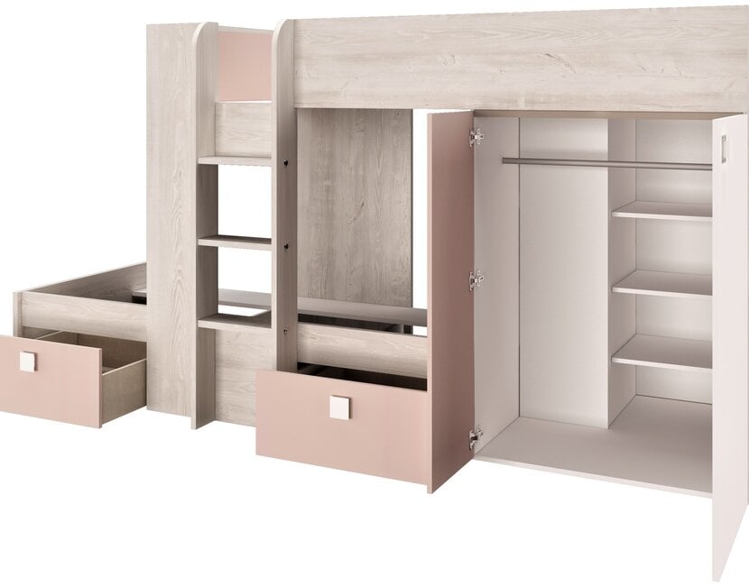 Stapelbed Maxim Antiek Roze