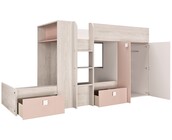 Stapelbed Maxim Antiek Roze