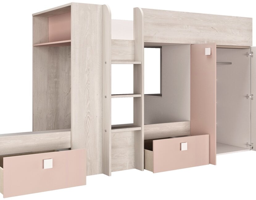 Stapelbed Maxim Antiek Roze