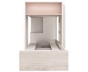 Stapelbed Maxim Antiek Roze