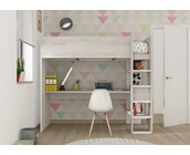 Jules Hoogslaper Basic - Wit & Grijs eiken