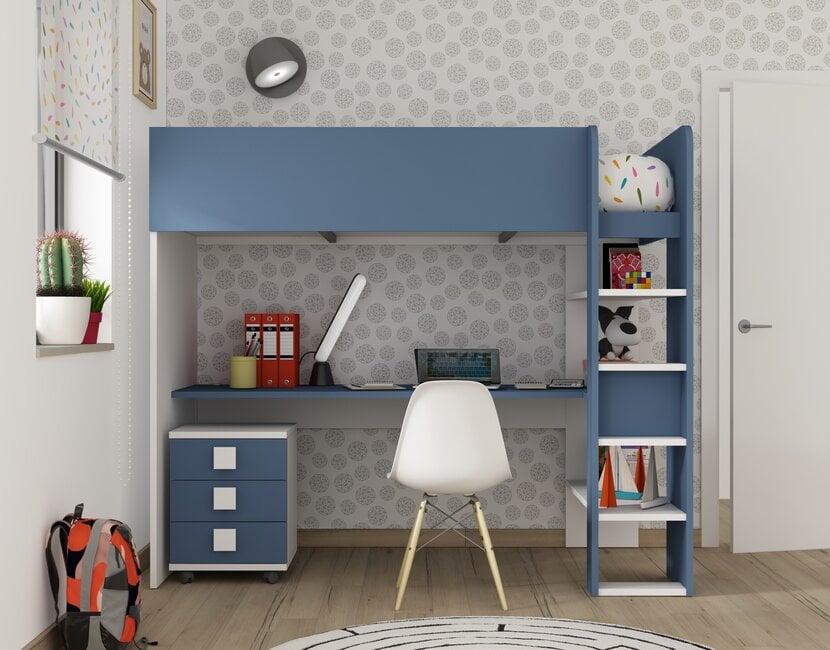 Jules Hoogslaper Basic - Blauw