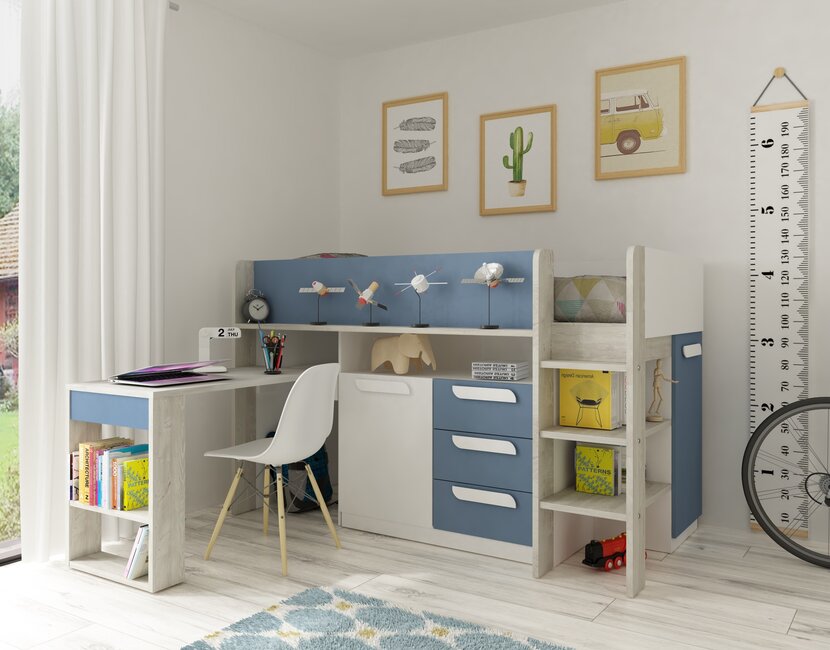 Yolo halfhoogslaper Smokey blue