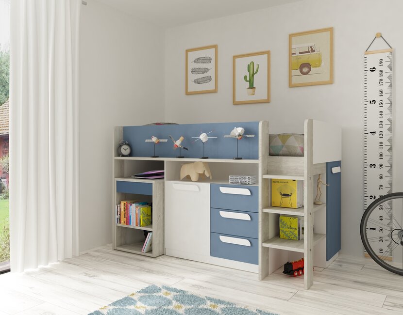 Yolo halfhoogslaper Smokey blue