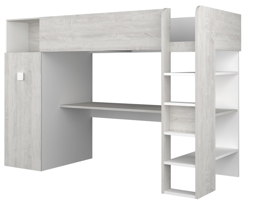 Jules Hoogslaper met kast - Grijs eiken