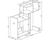 Jules Hoogslaper met kast - Blauw