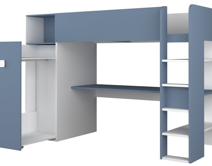 Jules Hoogslaper met kast - Blauw