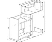 Jules Hoogslaper met kast - Roze