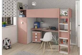 Jules Hoogslaper met kast - Roze