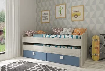 Kajuitbed Jules blauw