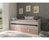 Kajuitbed Jules oud Roze - 90x200