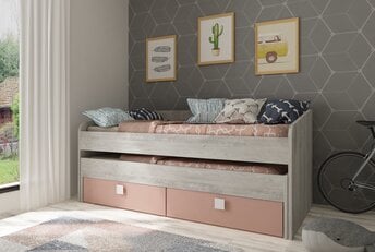 Kajuitbed Jules oud Roze