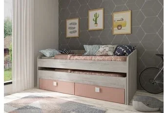 Kajuitbed Jules oud Roze