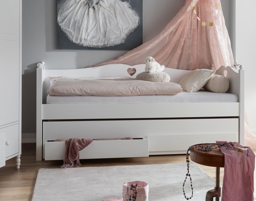 Bedbank Emma met slaap- en opberglades 90x200