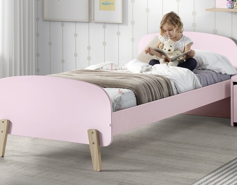 Kinderbed Kiddy - Oud Roze - 90x200