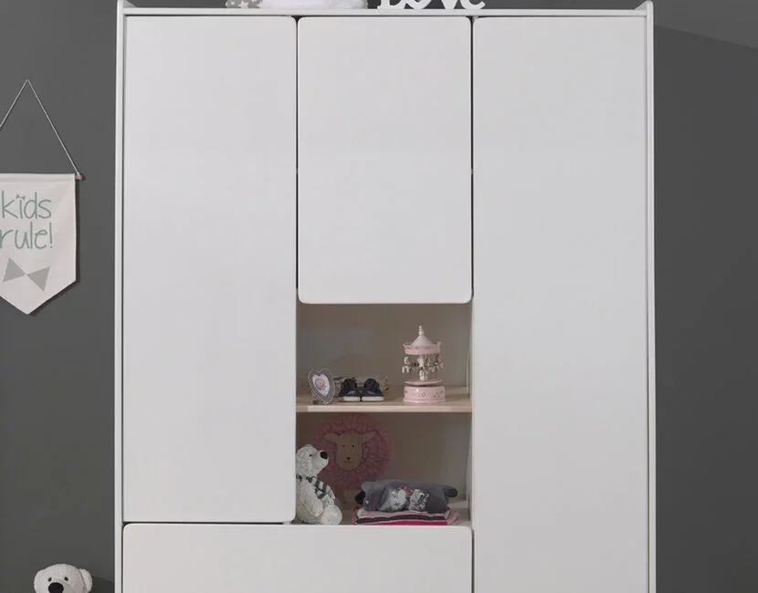 3-deurs kledingkast Kiddy