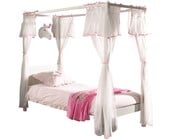 Hemelbed Charlotte - Wit - 90x200