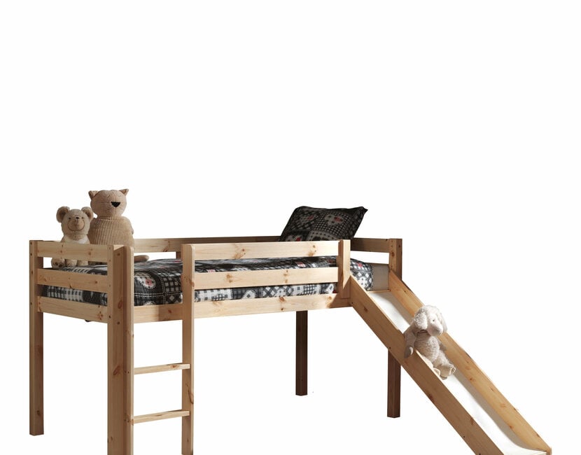 Halfhoogslaper Charlotte -  Naturel - 90x200 - zonder glijbaan