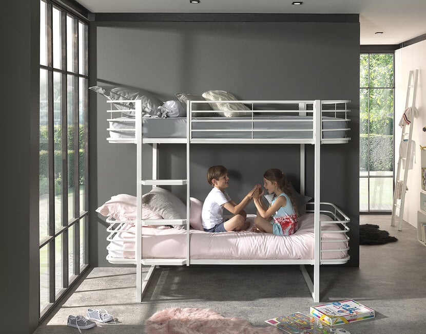 Stapelbed Oscar - Wit - 90x200