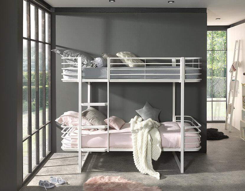 Stapelbed Oscar - Wit - 90x200