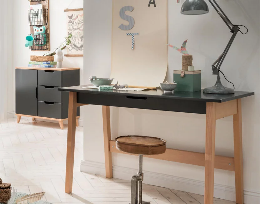 Kinderbureau Color - Antraciet