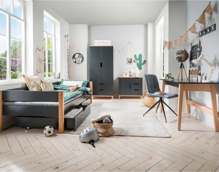 Kinderbureau Color - Antraciet