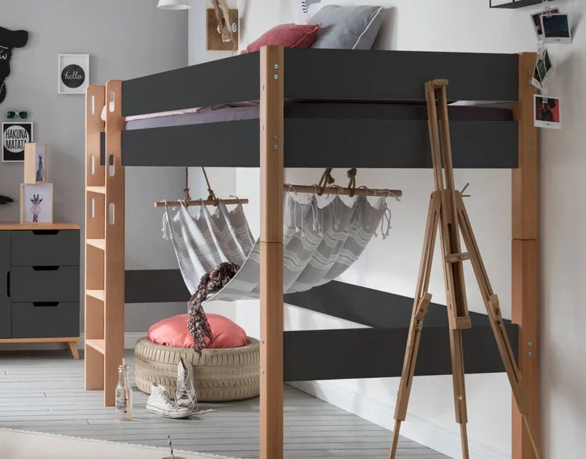 Midi hoogslaper Color - Antraciet