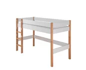 Midi hoogslaper Color - Wit/beuken