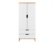 2-deurs kledingkast Color - Wit