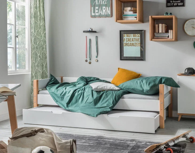 Kinderbed Color - Antraciet - 90x200