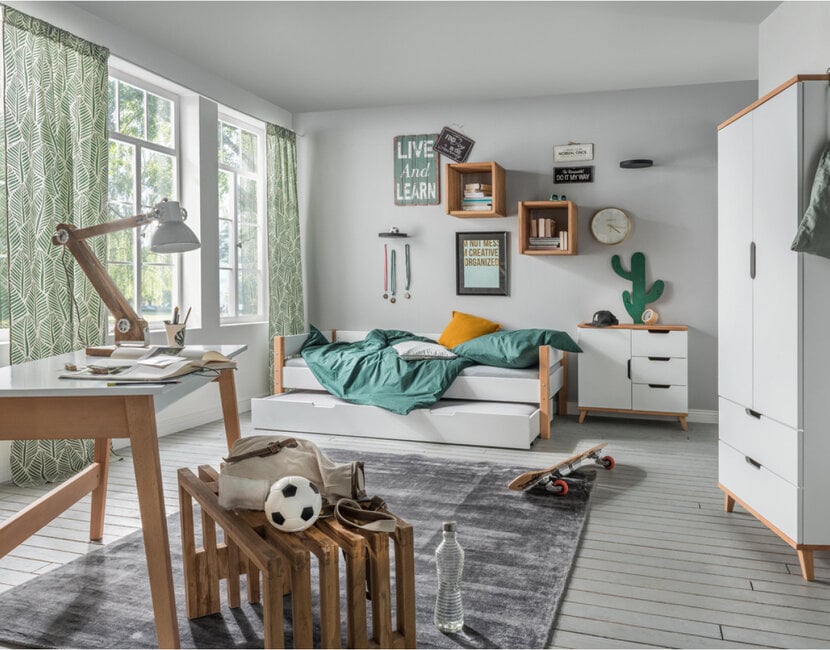 Kinderbed Color - Wit - 90x200