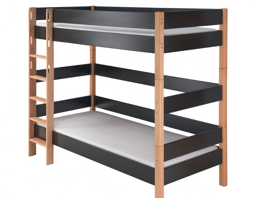 Stapelbed Color - Antraciet - 90x200