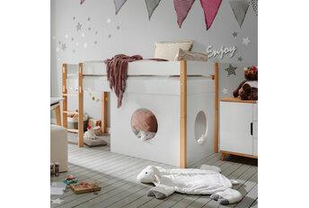 Halfhoogslaper Color - Wit/Beuken