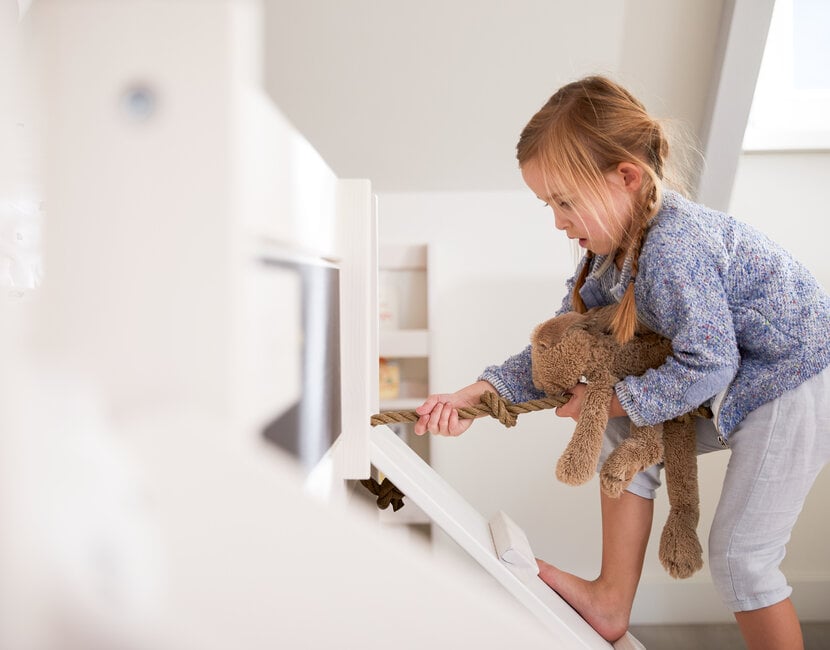 Cabin Bed Climb and Slide